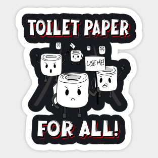 Toilet Paper Revolution Sticker